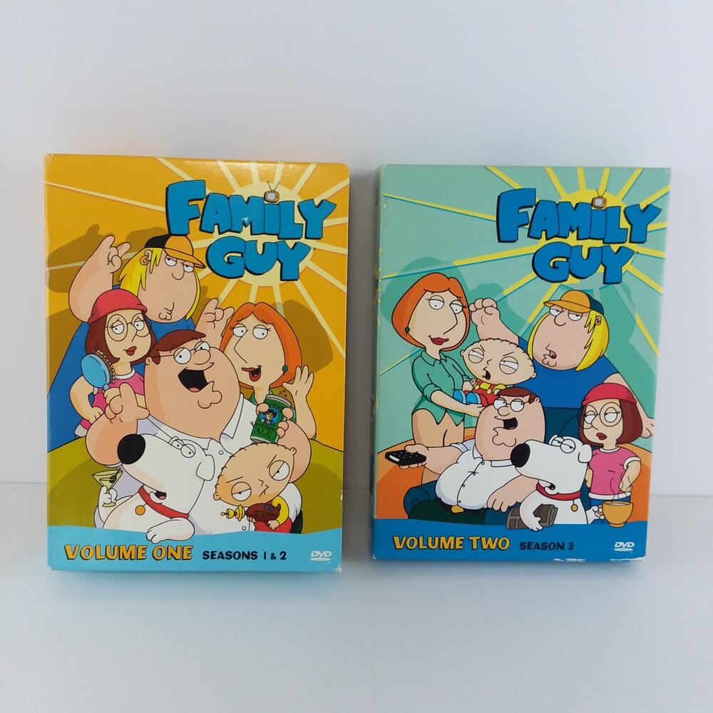 Family Guy DVD Box‎ Sets Volume 1 & 2 Season 1,2,3